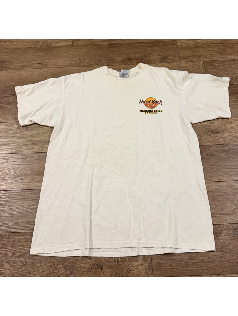 Vtg 90s Hard Rock Cafe Niagara Falls Canada T Shirt L